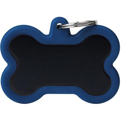 Myfamily MyFa tegn hush, ben XL sort, gummi mørkeblå (XL, Hund), Halsband + Leine Myfamily MyFa tegn hush, ben XL sort, gummi mørkeblå (XL, Hund), Halsband + Leine