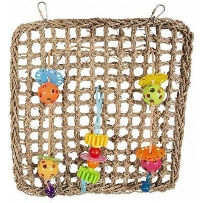 Duvo+ Seagrass Bird Toy Climbing Net 41x37cm - Vogelspielzeug Duvo+ Seagrass Bird Toy Climbing Net 41x37cm - Vogelspielzeug