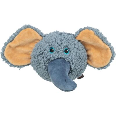 Trixie Elephant head, plush, recyled, 12 cm (Plüschspielzeug Hund), Hundespielzeug Trixie Elephant head, plush, recyled, 12 cm (Plüschspielzeug Hund), Hundespielzeug