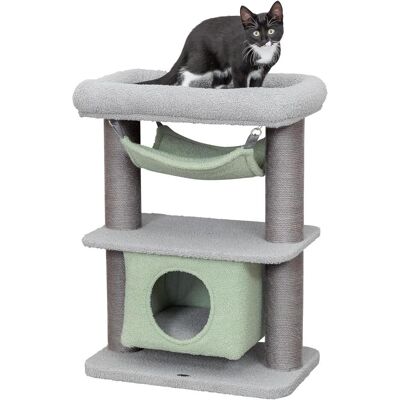 Trixie Kitten Krabpaal Lunito Grijs / Mintgroen (71 cm), Katzenbaum Trixie Kitten Krabpaal Lunito Grijs / Mintgroen (71 cm), Katzenbaum