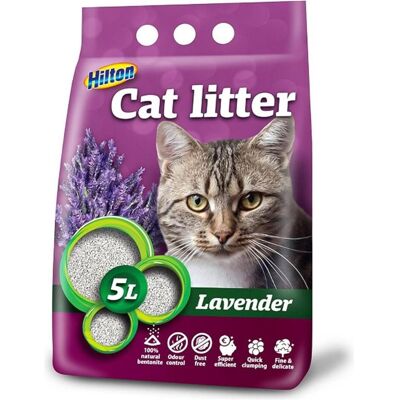 Hilton Lavendel Katzenstreu 5L - Katzenstreu Hilton Lavendel Katzenstreu 5L - Katzenstreu