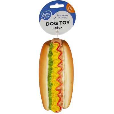 DUVO+ Latex-Hot-Dog Spielzeug - Sicher & Sichtbar - Hundespielzeug DUVO+ Latex-Hot-Dog Spielzeug - Sicher & Sichtbar - Hundespielzeug