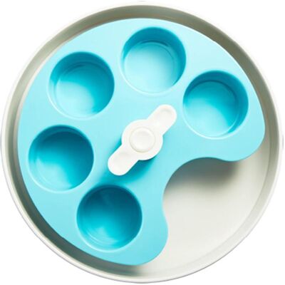 Pet Gream House Spin Palette Modell M Blau - Futternapf Pet Gream House Spin Palette Modell M Blau - Futternapf