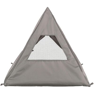 Trixie Tipi cave Samoa, 55 × 50 × 55 cm, grey (Hund, Katze), Hundebett + Katzenbett Trixie Tipi cave Samoa, 55 × 50 × 55 cm, grey (Hund, Katze), Hundebett + Katzenbett