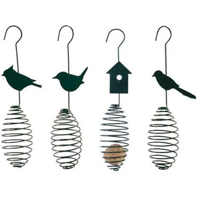 12x Esschert Design Vogelfutter-Feder, Vogelhaus 12x Esschert Design Vogelfutter-Feder, Vogelhaus