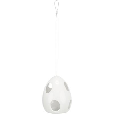 Trixie Nisthilfe, hängend, Keramik, 10,5 × 10,5 × 15 cm, weiss, Vogelheimeinrichtung Trixie Nisthilfe, hängend, Keramik, 10,5 × 10,5 × 15 cm, weiss, Vogelheimeinrichtung
