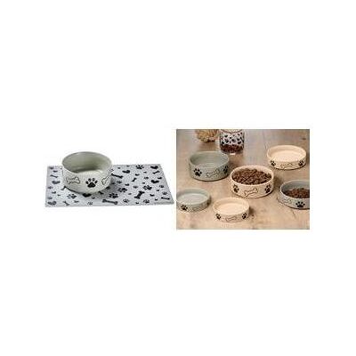 Ritzenhoff & Breker Hunde-Napfset MIKA DOG, 850 ml, grau robuster Keramiknapf aus Steingut, mit charmantem (85 cl), Futternapf Ritzenhoff & Breker Hunde-Napfset MIKA DOG, 850 ml, grau robuster Keramiknapf aus Steingut, mit charmantem (85 cl), Futternapf
