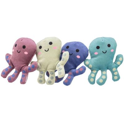 4x Trixie Octopus Pluche Met Catnip Assorti - 10 Cm (Katzenminzespielzeug), Katzenspielzeug 4x Trixie Octopus Pluche Met Catnip Assorti - 10 Cm (Katzenminzespielzeug), Katzenspielzeug