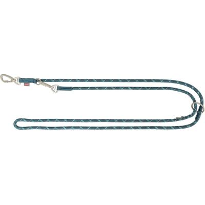 Trixie Smycz przepinana Summit Reflect, dla psa, L–XL: 2,00 m/o 13 mm, petrol/aqua (Hund, Allgemein), Halsband + Leine Trixie Smycz przepinana Summit Reflect, dla psa, L–XL: 2,00 m/o 13 mm, petrol/aqua (Hund, Allgemein), Halsband + Leine