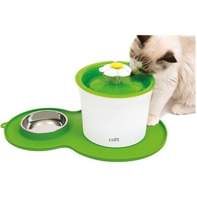 Catit Silikonmatte Orzeszek, grün 46x29cm, Futternapf Zubehör Catit Silikonmatte Orzeszek, grün 46x29cm, Futternapf Zubehör