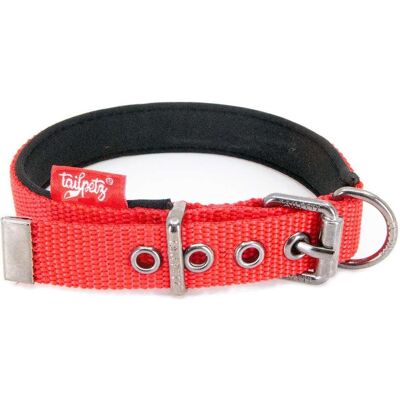 Paws & Whiskers Comfy - Red Dog Collar (M, Hund, Spazieren), Halsband + Leine Paws & Whiskers Comfy - Red Dog Collar (M, Hund, Spazieren), Halsband + Leine