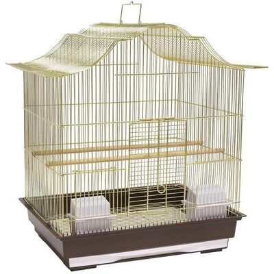 Panama Pet Vogelkäfig 47x36x55,5 cm gold, Vogelkäfig + Voliere Panama Pet Vogelkäfig 47x36x55,5 cm gold, Vogelkäfig + Voliere
