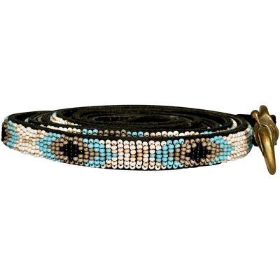 Kampuni Hundeline Bracelets turkis micro, 150x1,2 cm (Hund), Halsband + Leine Kampuni Hundeline Bracelets turkis micro, 150x1,2 cm (Hund), Halsband + Leine