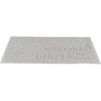 Trixie Cat litter tray mat, PVC, 40 × 60 cm, light grey, Katzenklo Zubehör Trixie Cat litter tray mat, PVC, 40 × 60 cm, light grey, Katzenklo Zubehör