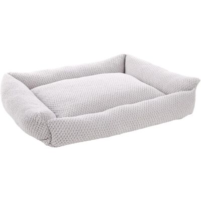 Flamingo - XXl Basket Jacquard Rectangle Grey -100cm (Hund), Hundebett + Katzenbett Flamingo - XXl Basket Jacquard Rectangle Grey -100cm (Hund), Hundebett + Katzenbett