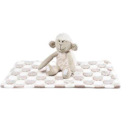 Barry King Spielzeugschaf Plüsch + Decke 70x60 (Plüschspielzeug Hund), Hundespielzeug Barry King Spielzeugschaf Plüsch + Decke 70x60 (Plüschspielzeug Hund), Hundespielzeug