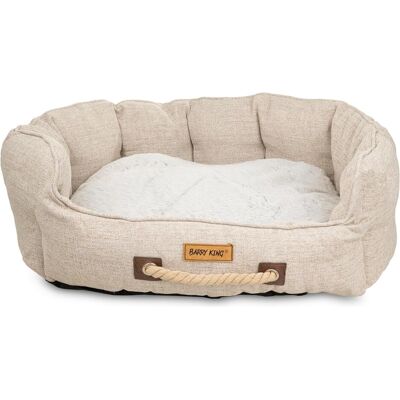 Barry King Legowisko dla psa, jasnobeżowe, 70*55*23cm (Hund), Hundebett + Katzenbett Barry King Legowisko dla psa, jasnobeżowe, 70*55*23cm (Hund), Hundebett + Katzenbett