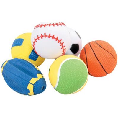 Zolux Vinyl dog toy ball 6 cm set. 5 pcs (Ballspielzeug Hund), Hundespielzeug Zolux Vinyl dog toy ball 6 cm set. 5 pcs (Ballspielzeug Hund), Hundespielzeug