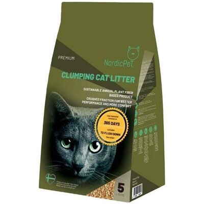 Anycubic Cat litter organic (cementing) NordicPet, 5 l (Klumpend, 3 kg), Katzenstreu Anycubic Cat litter organic (cementing) NordicPet, 5 l (Klumpend, 3 kg), Katzenstreu
