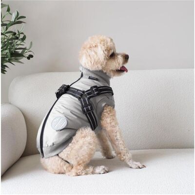 Nordic Paws Hundemantel Thor mit Geschirr - Hellgrau - Klein Nordic Paws Hundemantel Thor mit Geschirr - Hellgrau - Klein