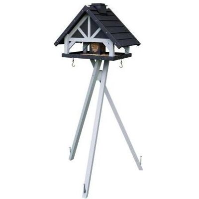 Ryom fuglefoderhus Villa 75x64x147cm incl. stander, Vogelhaus Ryom fuglefoderhus Villa 75x64x147cm incl. stander, Vogelhaus