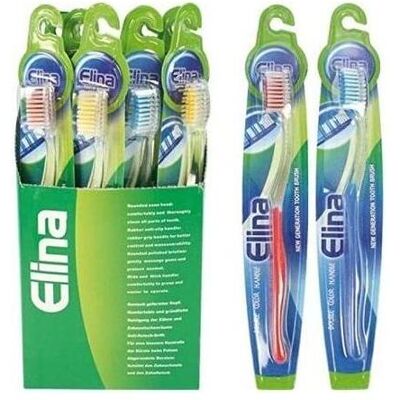 Elina, Handzahnbürste, Medium Toothbrush Assorted Color Handle (Mittel) Elina, Handzahnbürste, Medium Toothbrush Assorted Color Handle (Mittel)