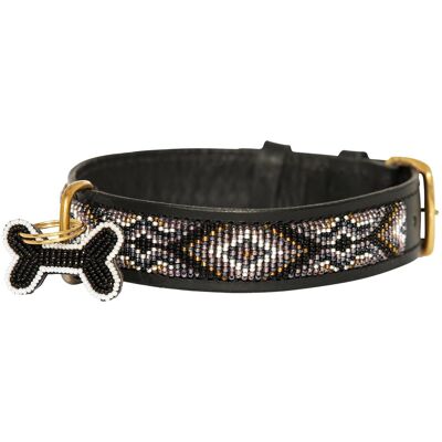 Kampuni Hundehalsbånd Ombima sort x-large, 71x3,8 cm (Hund), Halsband + Leine Kampuni Hundehalsbånd Ombima sort x-large, 71x3,8 cm (Hund), Halsband + Leine