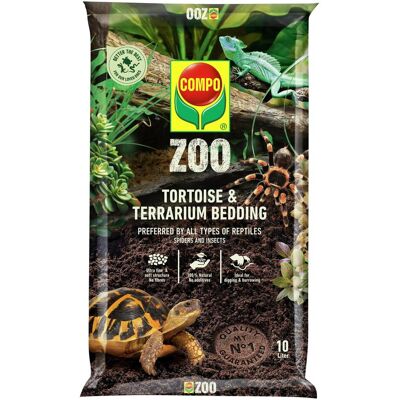Compo Schildkröten- und Terrarien-Substrat 10L, Terrariumeinrichtung Compo Schildkröten- und Terrarien-Substrat 10L, Terrariumeinrichtung