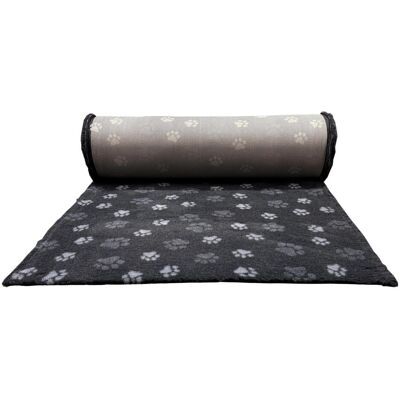 Companion ProFleece grå m. l.grå poter 100x75 cm (Hund, Katze), Hundebett + Katzenbett Companion ProFleece grå m. l.grå poter 100x75 cm (Hund, Katze), Hundebett + Katzenbett