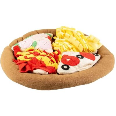 Duvoplus Leckere Pizzaschematte (Hund, Katze), Hundebett + Katzenbett Duvoplus Leckere Pizzaschematte (Hund, Katze), Hundebett + Katzenbett