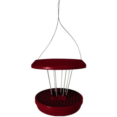 Swissinno Vogel-Futtersilo Lucerne burgundy SMART BIRDS, Vogelhaus Swissinno Vogel-Futtersilo Lucerne burgundy SMART BIRDS, Vogelhaus