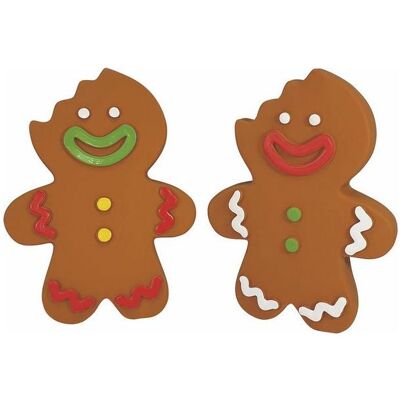 Nobby Latex gingerbread man 6pcs Strip, 20 cm, Hundespielzeug Nobby Latex gingerbread man 6pcs Strip, 20 cm, Hundespielzeug