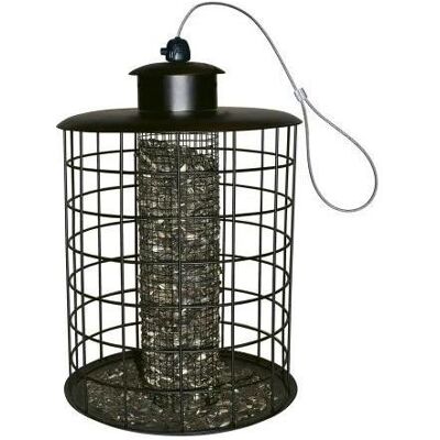 Ryom Foderautomat m/vaern 22x22x33 cm, t/nødder/solsikke, Vogelhaus Ryom Foderautomat m/vaern 22x22x33 cm, t/nødder/solsikke, Vogelhaus
