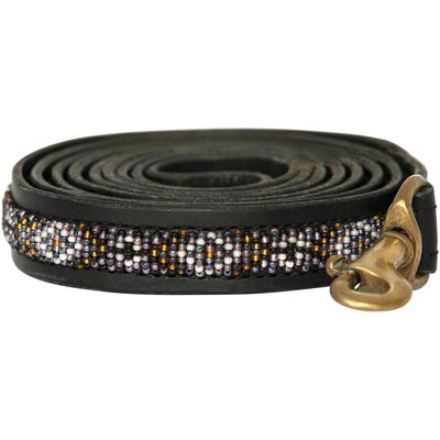 Kampuni Hundeline Ombima sort lang, 162x2,1 cm (Hund), Halsband + Leine Kampuni Hundeline Ombima sort lang, 162x2,1 cm (Hund), Halsband + Leine