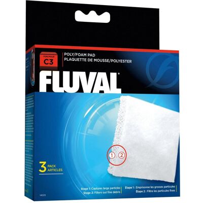 Fluval C3 Filter Foam - Mechanisches Wasserfilter für Fische Fluval C3 Filter Foam - Mechanisches Wasserfilter für Fische