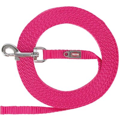 Trixie Smycz tropiąca, dla psa, extra lekka, XS–S: 15 m/10 mm, fuksja (S, XS, Hund, Allgemein), Halsband + Leine Trixie Smycz tropiąca, dla psa, extra lekka, XS–S: 15 m/10 mm, fuksja (S, XS, Hund, Allgemein), Halsband + Leine