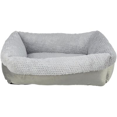 Trixie Xmas Livia Soft seng, firkantet, 100 × 70 cm, grå (Hund), Hundebett + Katzenbett Trixie Xmas Livia Soft seng, firkantet, 100 × 70 cm, grå (Hund), Hundebett + Katzenbett