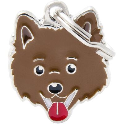 Myfamily MyFa tegn friends, Italiensk spitz, brun (Hund), Halsband + Leine Myfamily MyFa tegn friends, Italiensk spitz, brun (Hund), Halsband + Leine