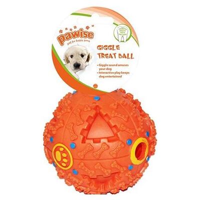 Pawise Giggle Treat Ball Medium 9cm (Ballspielzeug Hund), Hundespielzeug Pawise Giggle Treat Ball Medium 9cm (Ballspielzeug Hund), Hundespielzeug