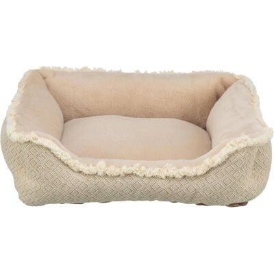 Trixie Boho bed, square, 100 × 80 cm, beige (Hund, Katze), Hundebett + Katzenbett Trixie Boho bed, square, 100 × 80 cm, beige (Hund, Katze), Hundebett + Katzenbett
