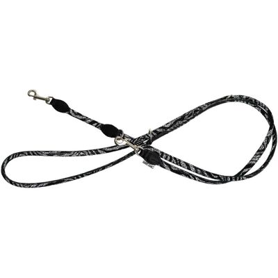 PETS Collection Smycz dla psa, wzór EQUILIBRE, regulowana okrągła 12mm /220cm (Hund), Halsband + Leine PETS Collection Smycz dla psa, wzór EQUILIBRE, regulowana okrągła 12mm /220cm (Hund), Halsband + Leine
