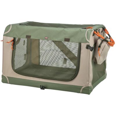 Trixie Miękki kennel Comfy, dla psa, S: 47,5 × 44,5 × 70 cm, oliwkowo-beżowy (Hund, Katze), Hundebett + Katzenbett Trixie Miękki kennel Comfy, dla psa, S: 47,5 × 44,5 × 70 cm, oliwkowo-beżowy (Hund, Katze), Hundebett + Katzenbett