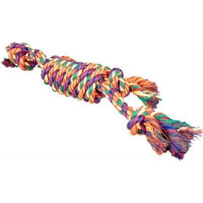Duvoplus Hundeleine aus Baumwolle mit 2 Knoten, Hundespielzeug Duvoplus Hundeleine aus Baumwolle mit 2 Knoten, Hundespielzeug
