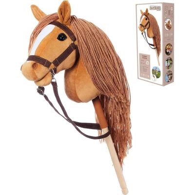 Tootiny Pferd am Stock HOPPIHORSE Hobby Horse A3 Kastanie Tootiny Pferd am Stock HOPPIHORSE Hobby Horse A3 Kastanie