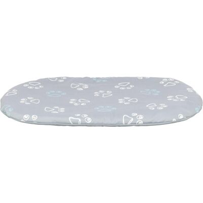 Trixie Jimmy cushion, cotton look, oval, 54 × 35 cm, light grey (Hund, Katze), Hundebett + Katzenbett Trixie Jimmy cushion, cotton look, oval, 54 × 35 cm, light grey (Hund, Katze), Hundebett + Katzenbett