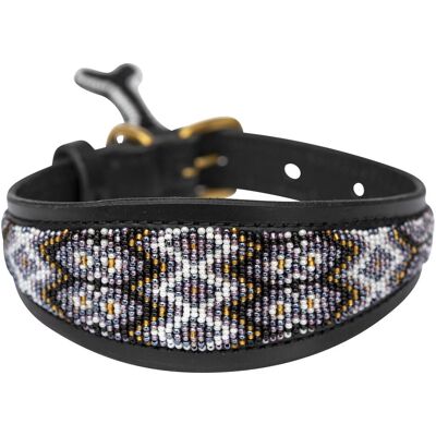 Kampuni Hundehalsbånd Lucher Ombima sort large, 61x6,5 cm (Hund), Halsband + Leine Kampuni Hundehalsbånd Lucher Ombima sort large, 61x6,5 cm (Hund), Halsband + Leine