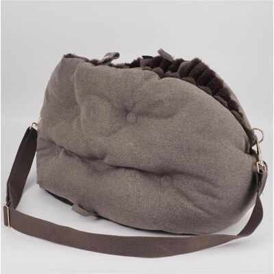 Nordic Paws - Pet Carrier Mara - Brown - 50 x 30 x 35 cm (Hund, Katze), Tiertransport Nordic Paws - Pet Carrier Mara - Brown - 50 x 30 x 35 cm (Hund, Katze), Tiertransport
