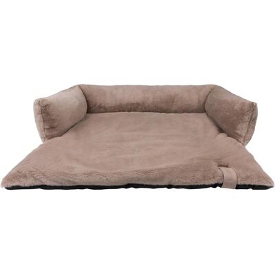 District 70 NUZZLE - Zachte Mand Voor Op De Bank - Medium: 75 x 75 cm - Taupe (Hund, Katze), Hundebett + Katzenbett District 70 NUZZLE - Zachte Mand Voor Op De Bank - Medium: 75 x 75 cm - Taupe (Hund, Katze), Hundebett + Katzenbett