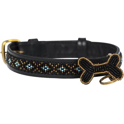 Kampuni Hundehalsbånd Skinny Faraja turkis large, 61x2,1 cm (Hund), Halsband + Leine Kampuni Hundehalsbånd Skinny Faraja turkis large, 61x2,1 cm (Hund), Halsband + Leine