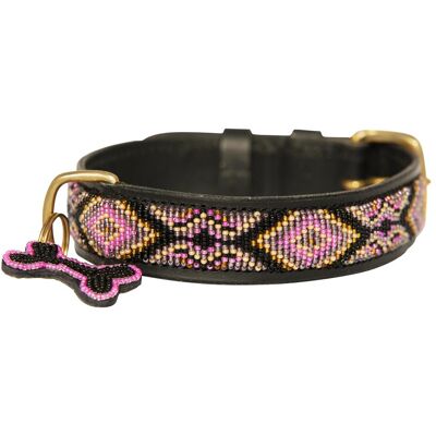 Kampuni Hundehalsbånd Ombima Pink medium, 53x3,2 cm (Hund), Halsband + Leine Kampuni Hundehalsbånd Ombima Pink medium, 53x3,2 cm (Hund), Halsband + Leine
